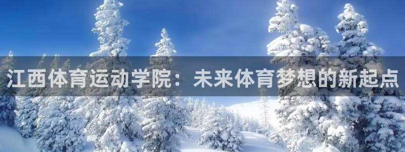 米兰体育app下载：江西体育运动学院：未来体育梦想的新起点